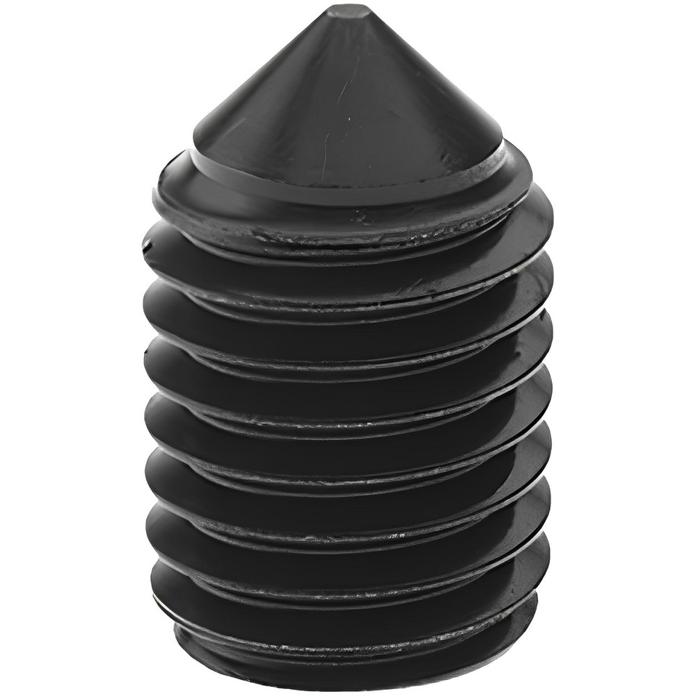 Picture of Brighton Best 5/16"-24X3/8" Socket Set Screws Cone Point Fine Nylon-Patch Thermal Black Oxide